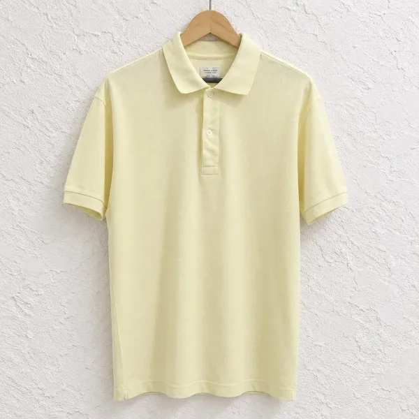 Camisa Polo United Colors Of Benetton Masculina Amarela