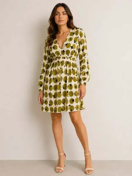 Vestido Animale com lã - Tam. M - Novo