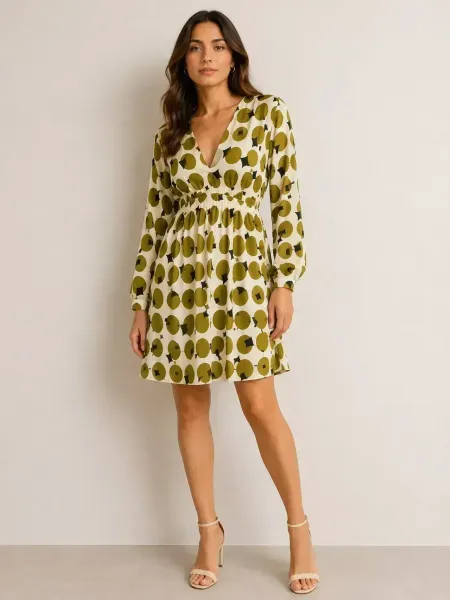 Vestido Animale com lã - Tam. M - Novo