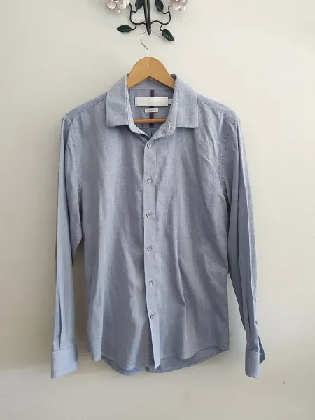 Camisa Sérgio K masculina azul veste m