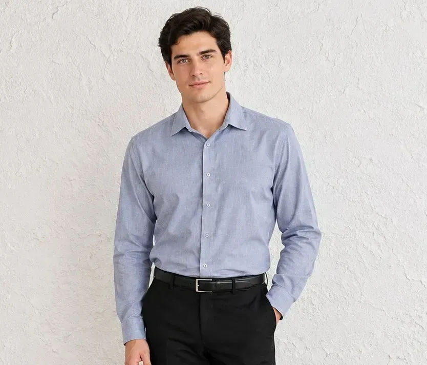 Camisa Sérgio K masculina azul veste m