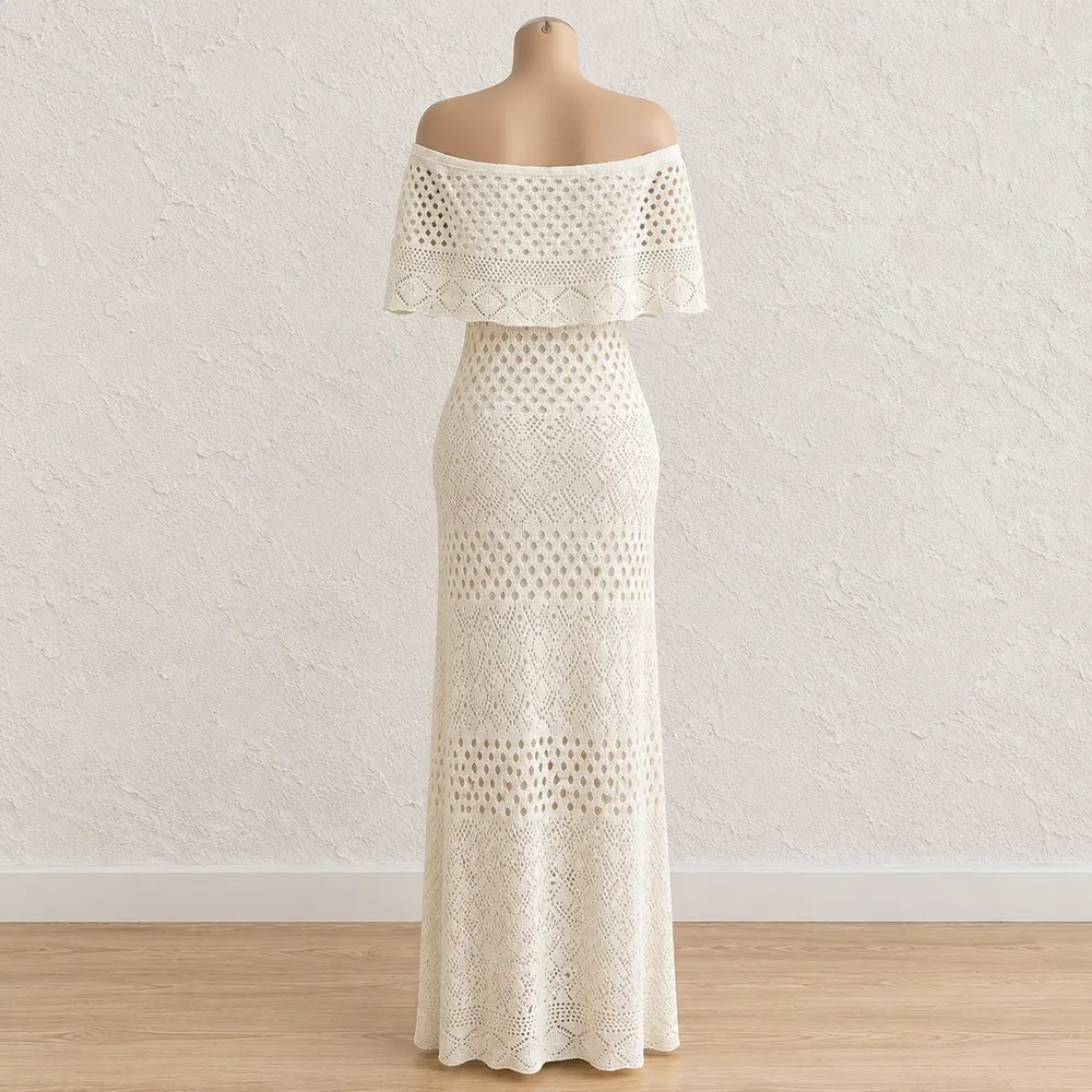 Vestido novo em crochê besta 34/36