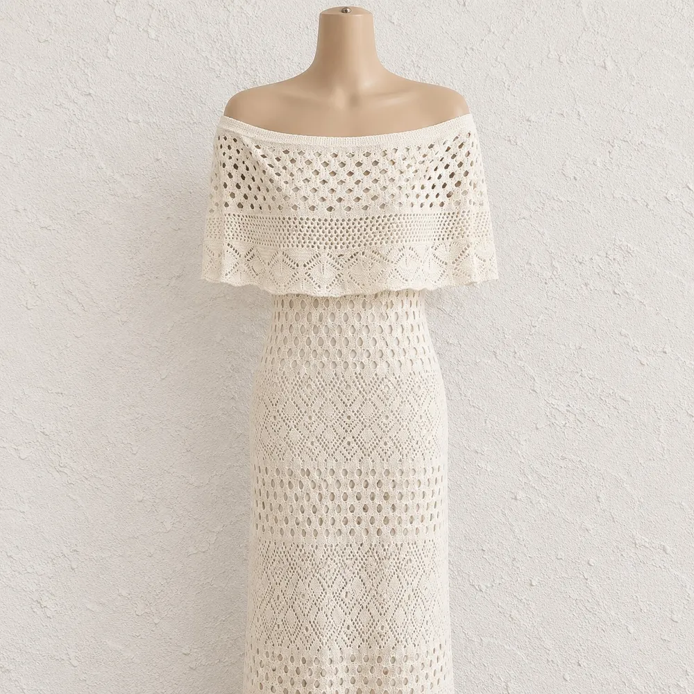 Vestido novo em crochê besta 34/36