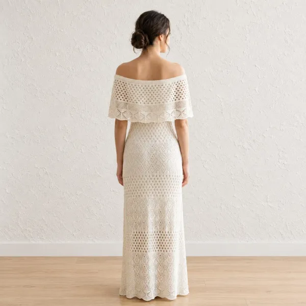 Vestido novo em crochê besta 34/36