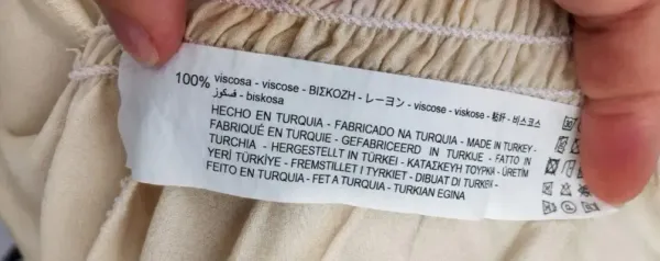 Blusa Zara gola laço bege