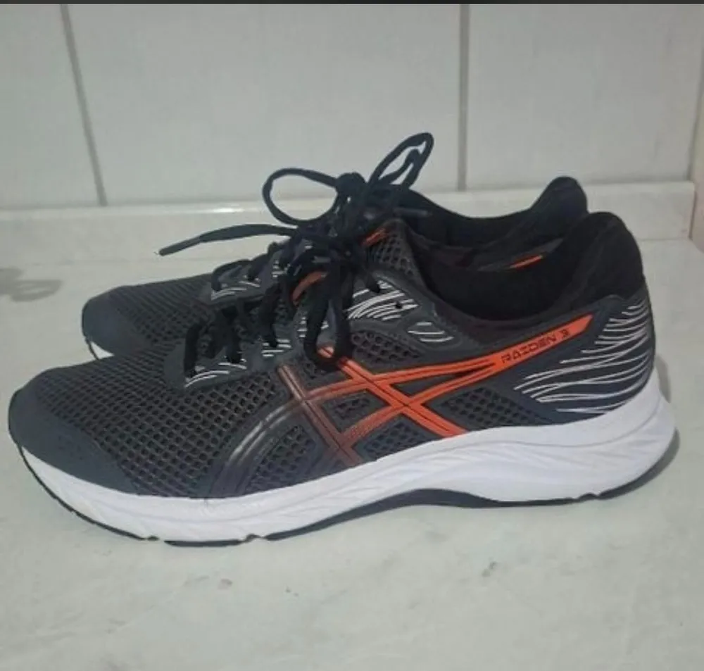 tênis asics original raiden 3 n44 seminovo confortável