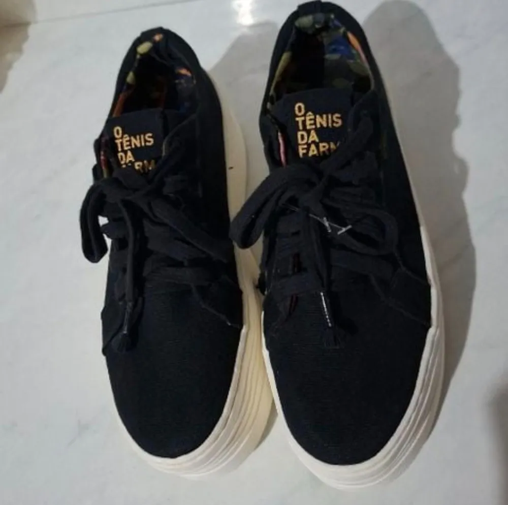 tênis farm sup básico plataforma seminovo n 38 39 conforto