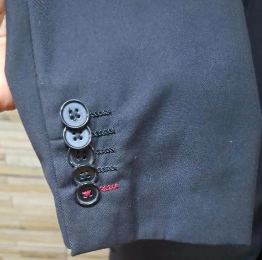 terno luxury english laundry preto tam 40  grife britânica