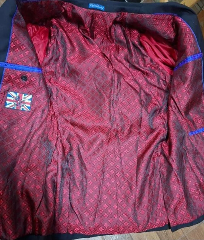 terno luxury english laundry preto tam 40  grife britânica
