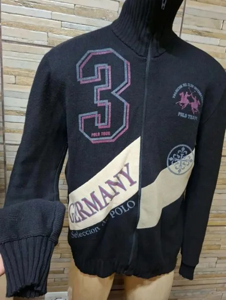 Blusa Trico  masculina polo team germany tam G seminova
