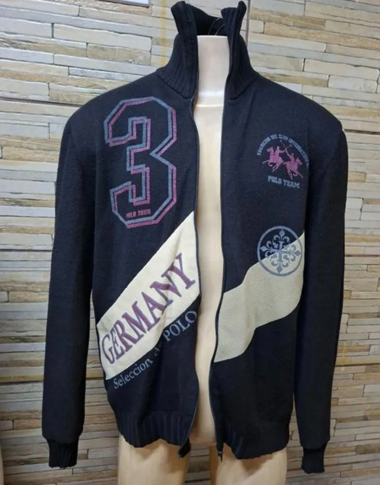 Blusa Trico  masculina polo team germany tam G seminova