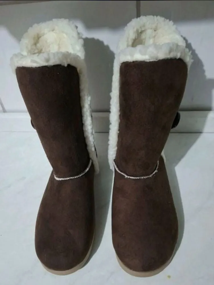 bota estilo ugg luxo conforto absoluto sola 38 calça 36 nov