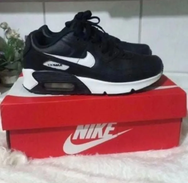 tênis nike air max 90 original preto n36 novo sem uso