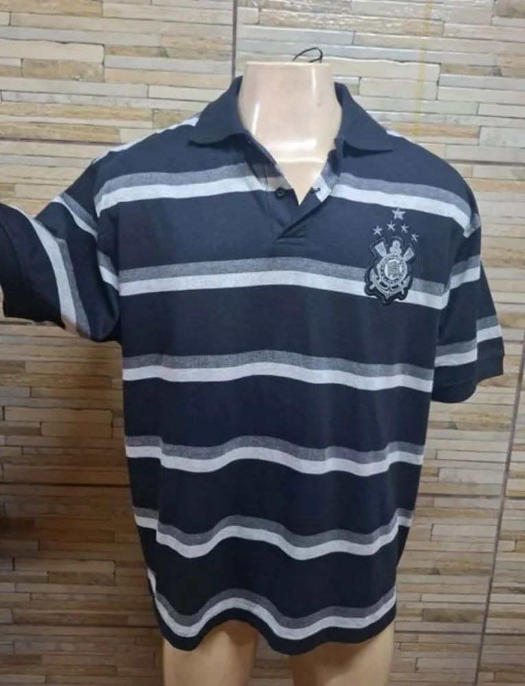 camisa polo corinthians oficial xgg o manto do timão