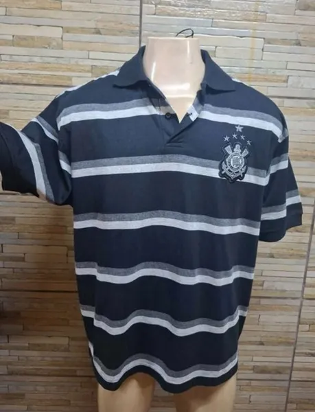 camisa polo corinthians oficial xgg o manto do timão