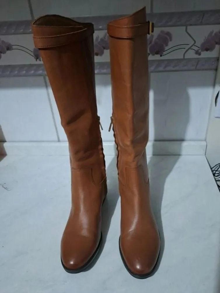 bota sam edelman nova york luxo em couro legítimo size38