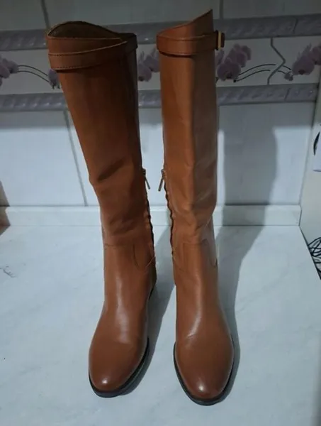 bota sam edelman nova york luxo em couro legítimo size38
