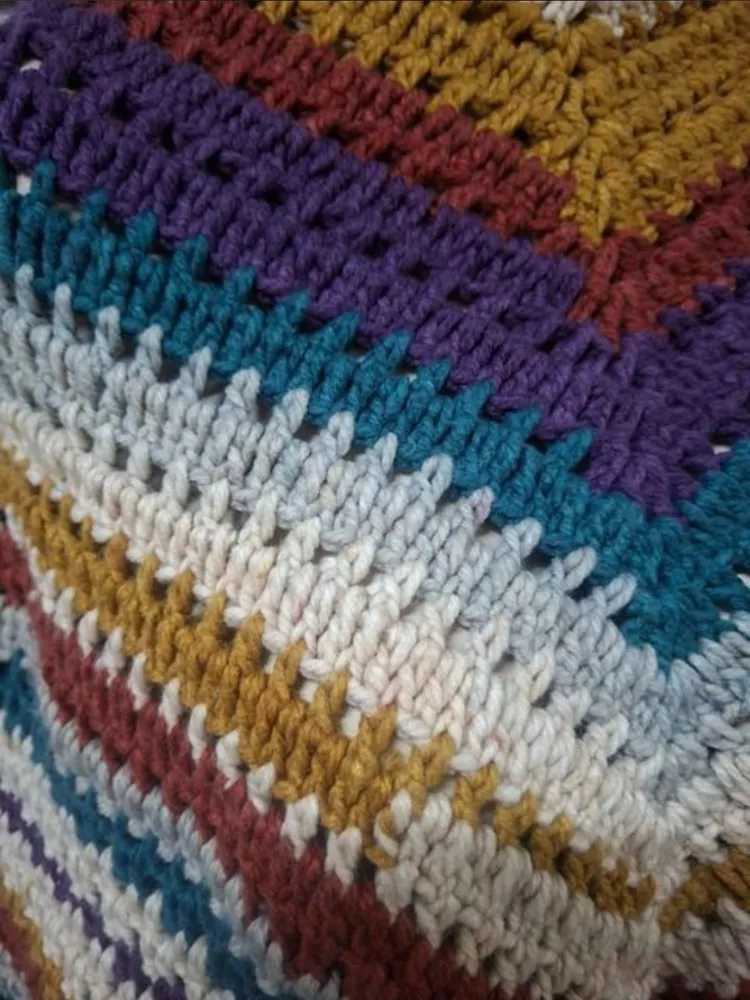 poncho lã grosso crochê artesanal feito à mão veste g gg g1