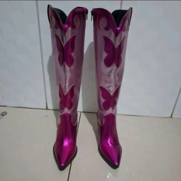 bota country pink metalizada my favorite things tamanho 37