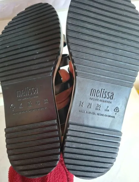 sandália melissa flox original tam 36 plataforma