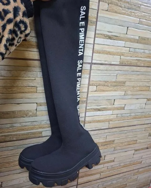 bota over sal e pimenta n38 nova   estilo conforto e atitude