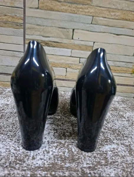 Scarpin Melissa purple  preto N37 seminovo e confortável