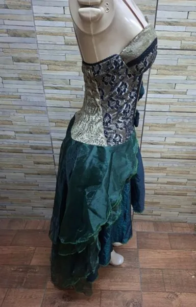 vestido/fantasia de luxo estilo cabaré veste do p ao g