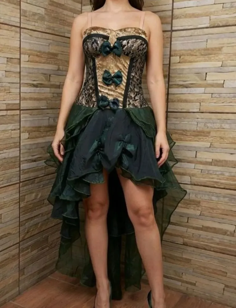 vestido/fantasia de luxo estilo cabaré veste do p ao g
