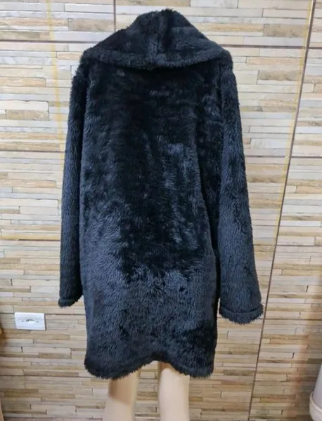 casaco pelo joshua modas linho e viscose  veste m e g