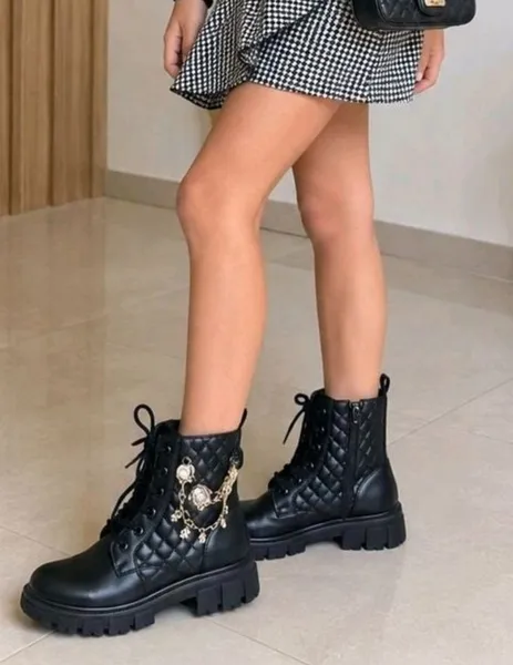 bota infantil luelua n29 30 nova com etiqueta impermeável