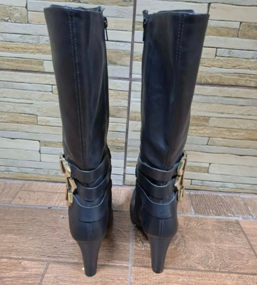 bota ramarim cano alto preta tamanho 38 elegante