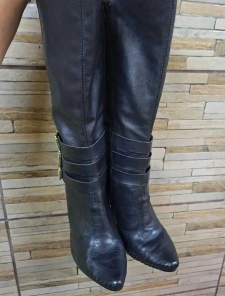 bota ramarim cano alto preta tamanho 38 elegante