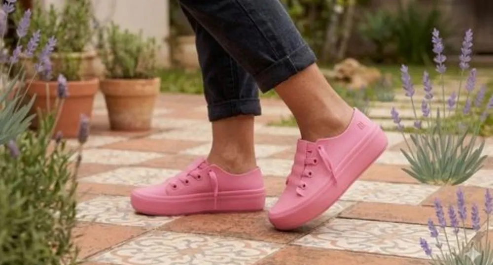 tênis melissa rosa tam 38 ótimo estado cheirinho de melissa