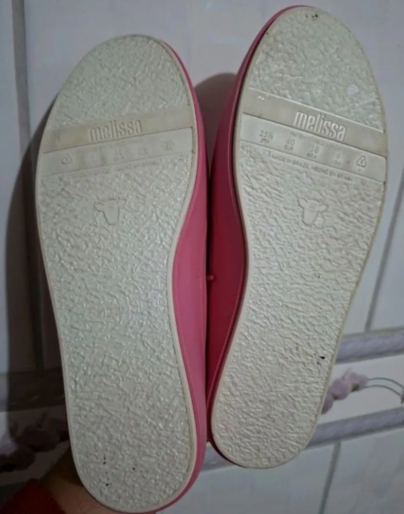 tênis melissa rosa tam 38 ótimo estado  cheirinho de melissa
