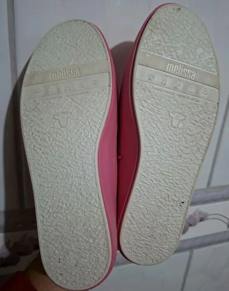 tênis melissa rosa tam 38 ótimo estado  cheirinho de melissa