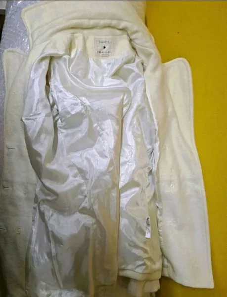 Casaco Forever 21 cor creme tam M seminovo impecável