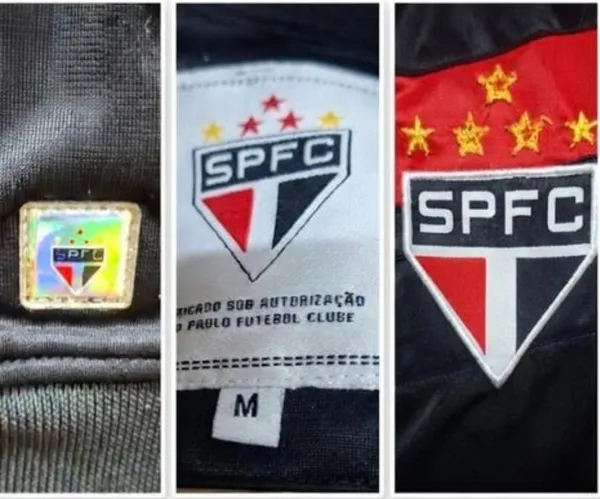 conjunto agasalho são paulo spfc oficial unissex veste M G