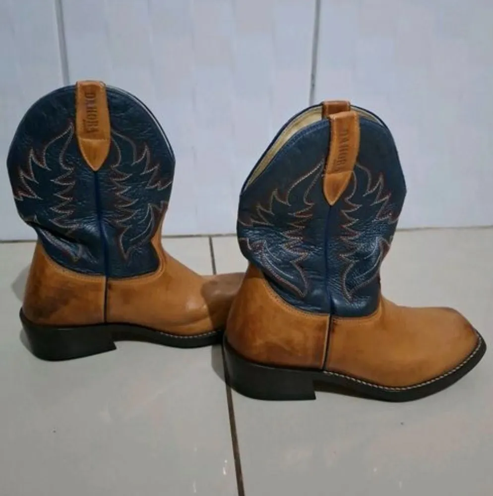 bota country texana infantil n33 seminova  perfeita