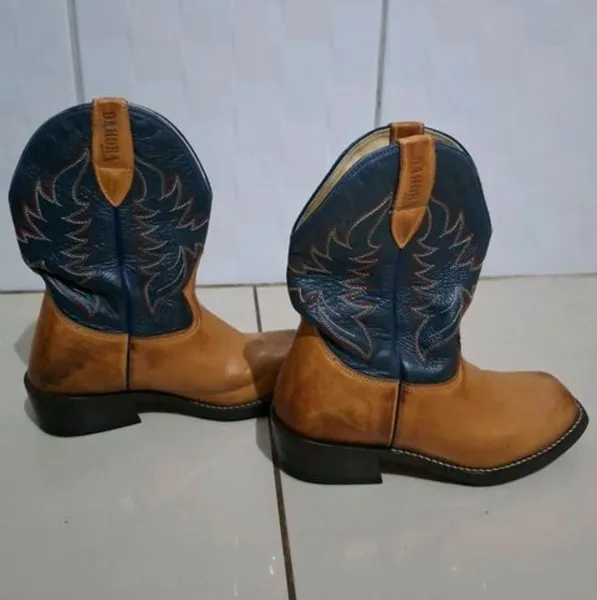 bota country texana infantil n33 seminova  perfeita