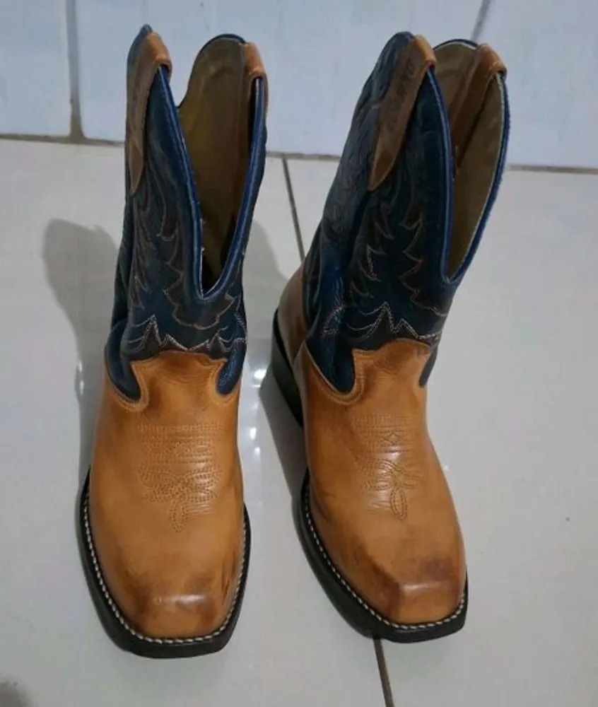 bota country texana infantil n33 seminova  perfeita