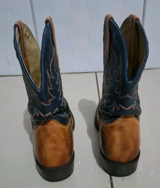 bota country texana infantil n33 seminova  perfeita