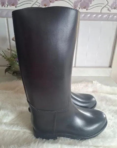bota fouganza decathlon de hipismo infantil  n 32(eu) 30(br)