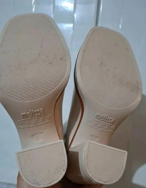 bota melissa classic boot off-white tam 37 salto 9,5cm