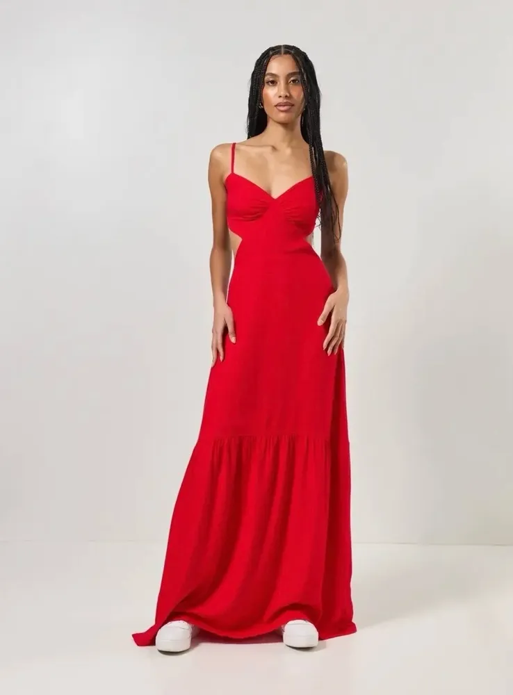 Vestido Longo Vermelho