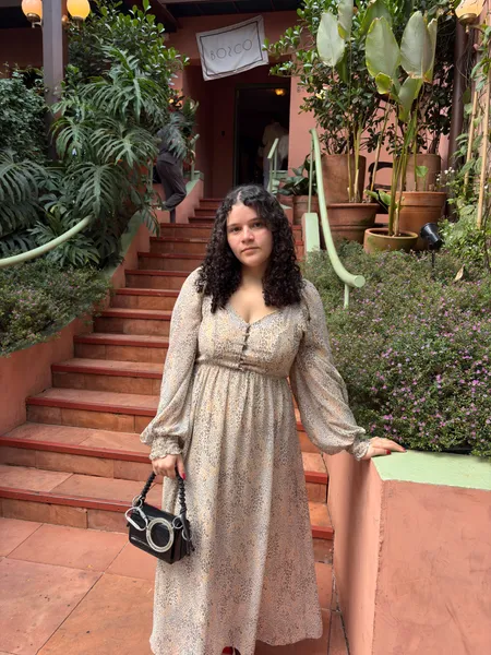 vestido animal print