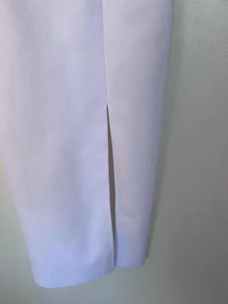 vestido branco  babado mula