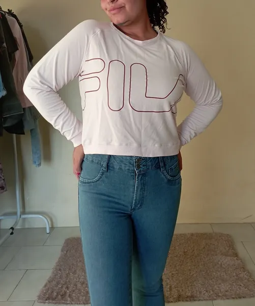 Blusa Manga Longa Fila