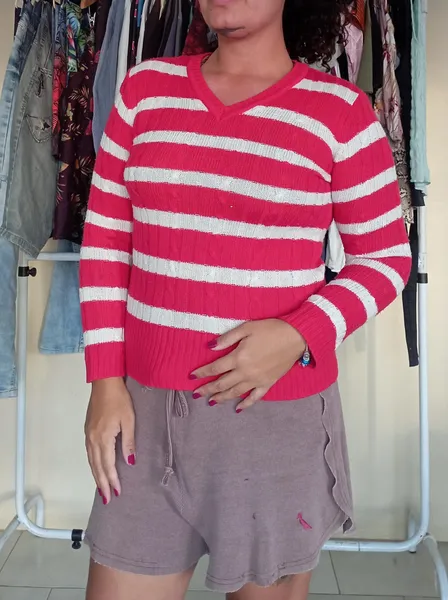 Blusa de Tricô Clock House