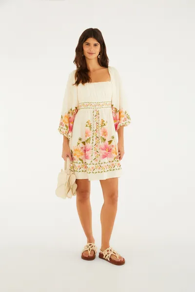 Vestido Curto Farm Carolina