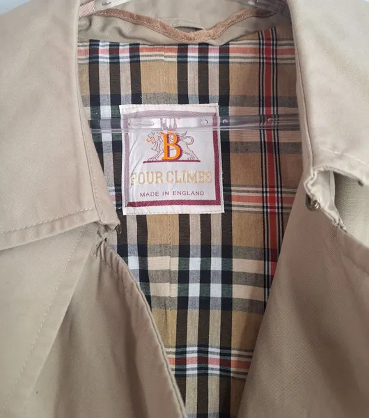 sobretudo trench coat baracuta four climes bege